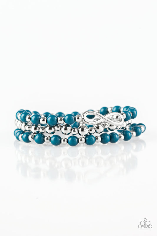 Paparazzi Bracelets - Immeasurably Infinite - Blue