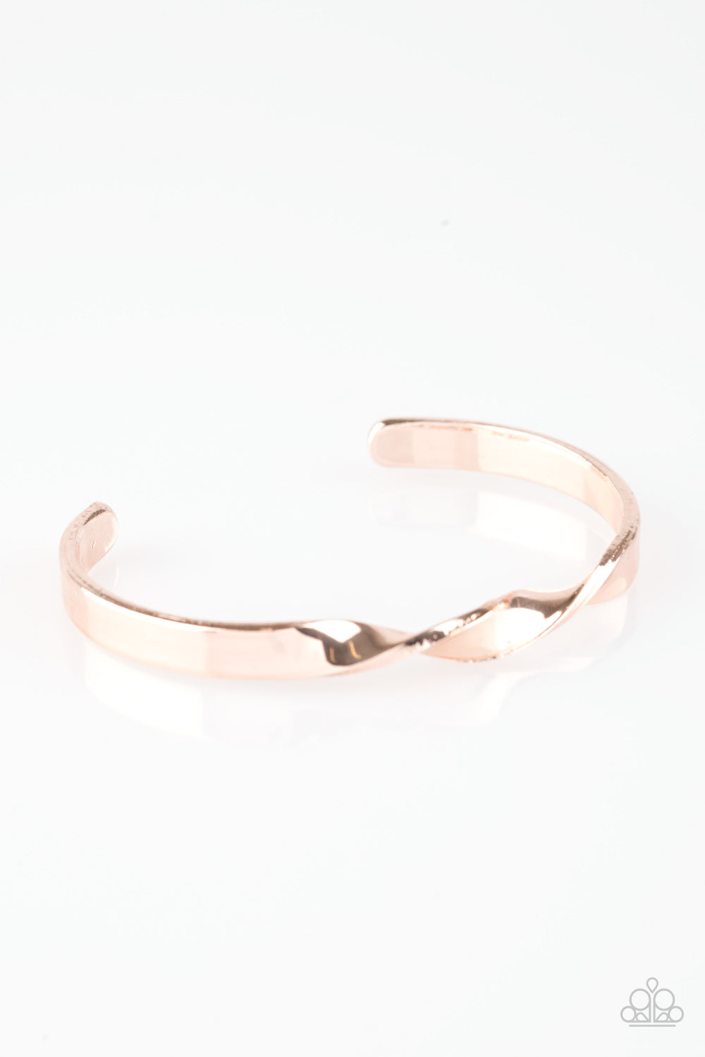 Paparazzi Bracelets - Traditional Twist - Rose Gold