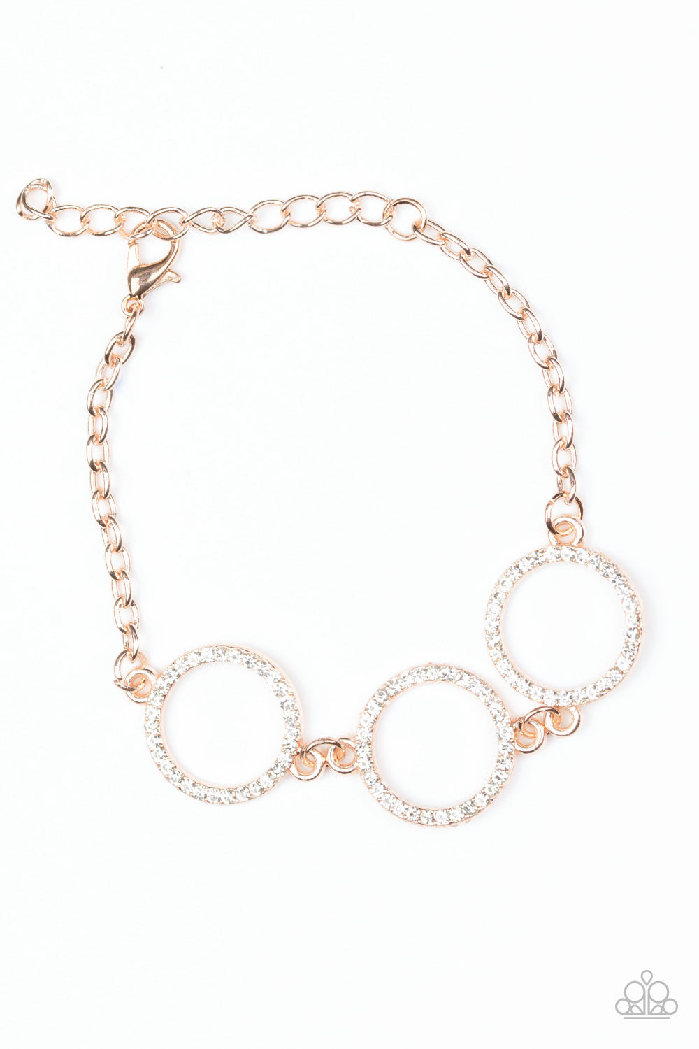 Paparazzi Bracelets - Dress The Part - Rose Gold