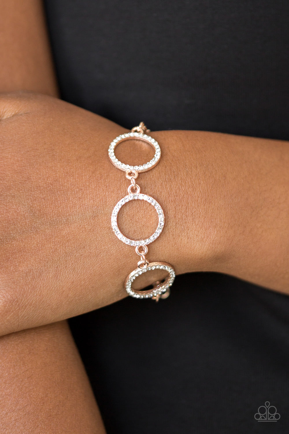 Paparazzi Bracelets - Dress The Part - Rose Gold