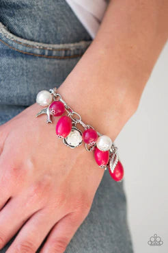 Paparazzi Bracelets - Love Doves - Pink