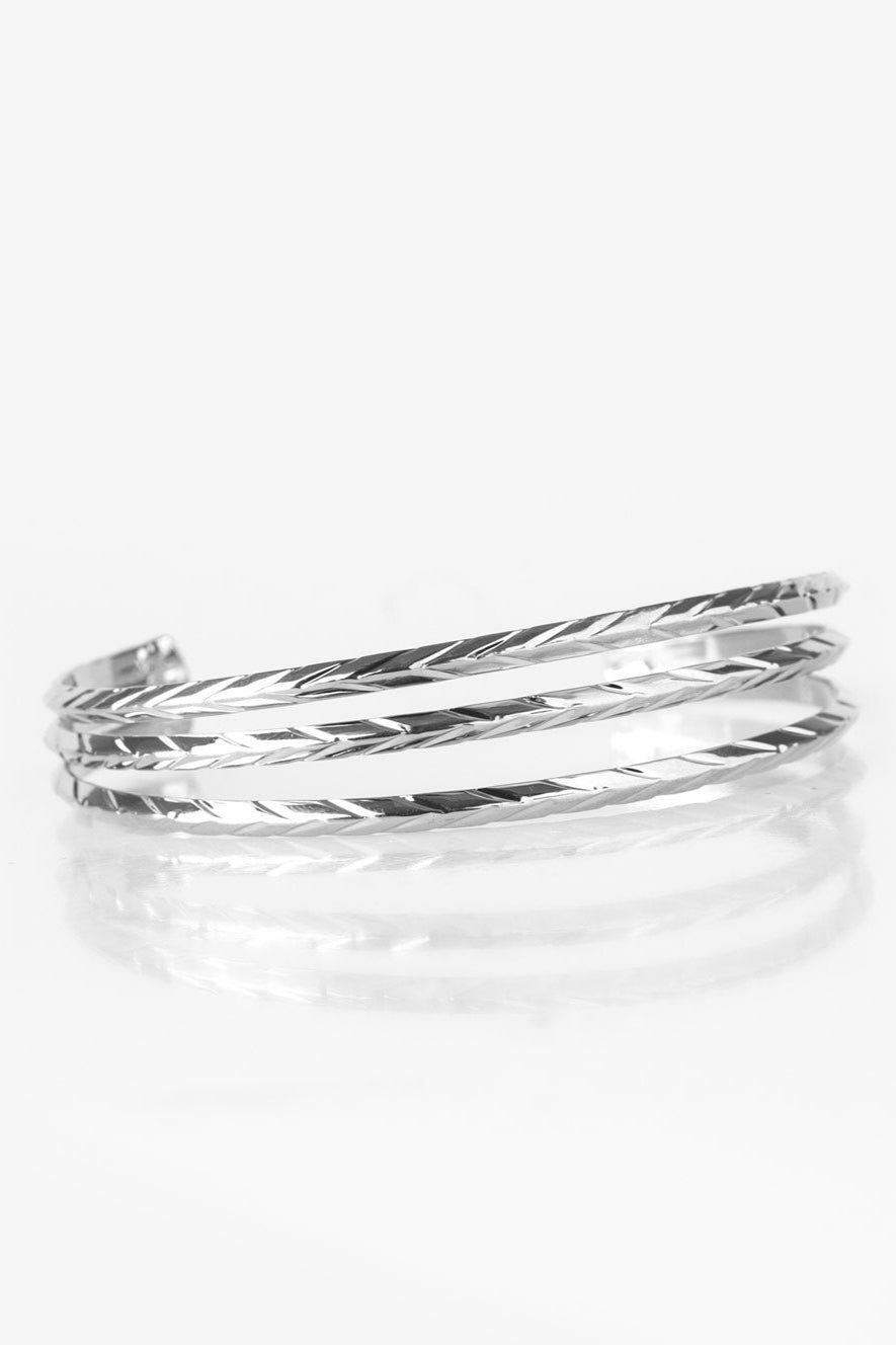 Paparazzi Bracelets - Eastern Empire - Silver