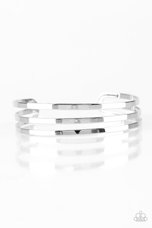 Paparazzi Bracelets - Street Sleek - Silver