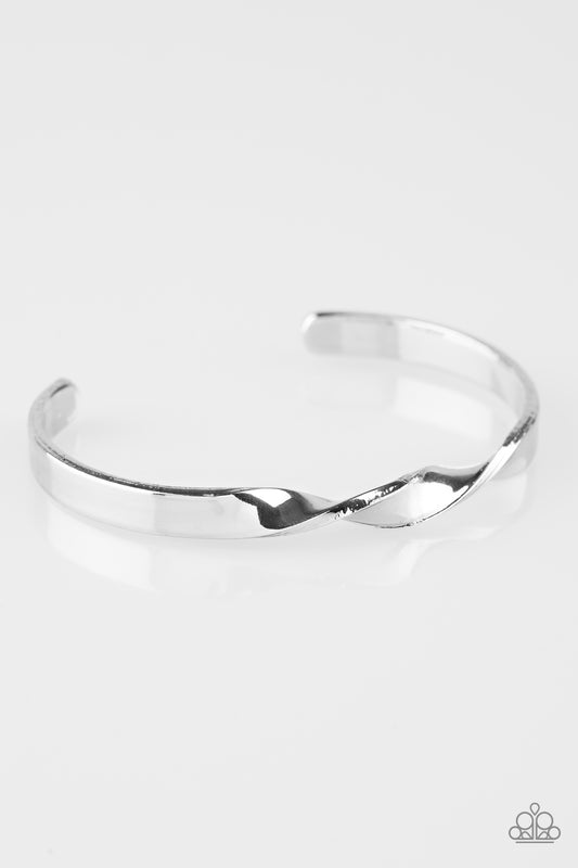 Paparazzi Bracelets - Traditional Twist - Silver