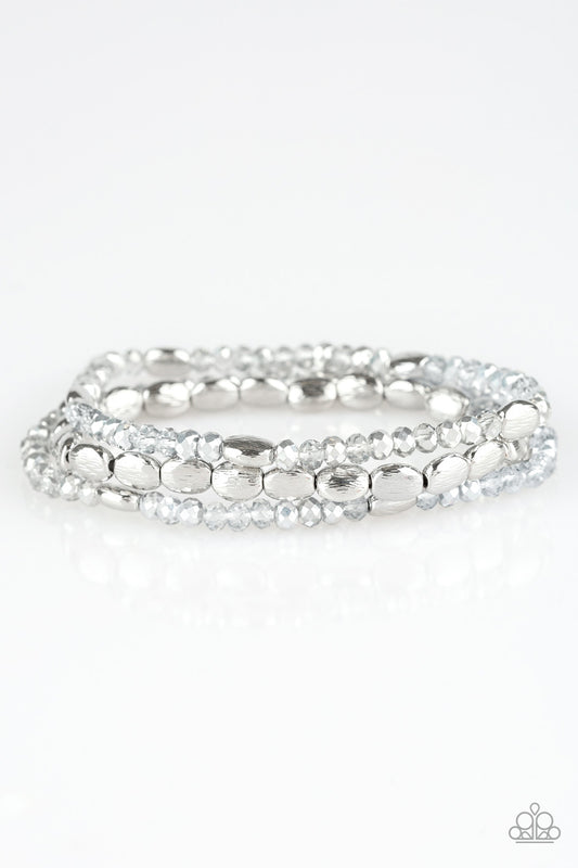 Paparazzi Bracelets - Hello Beautiful - Silver