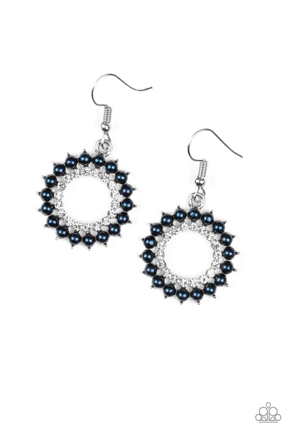 Paparazzi Earrings - Wreathed In Radiance - Blue