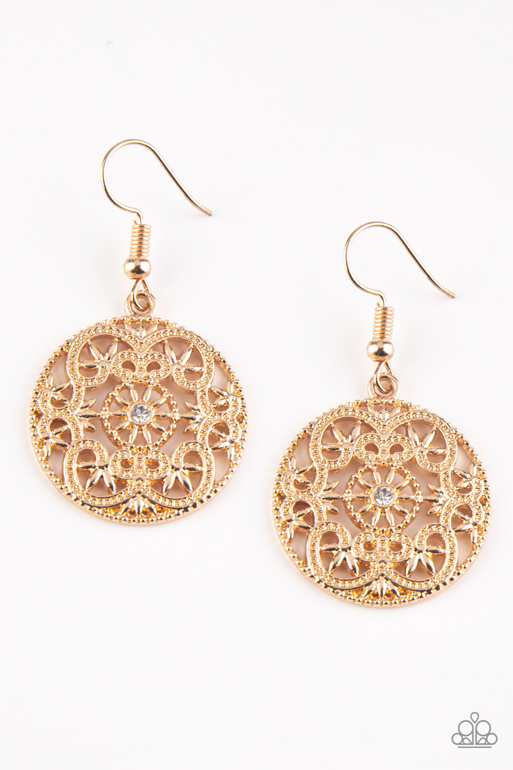 Paparazzi earring - Rochester Royale - Gold