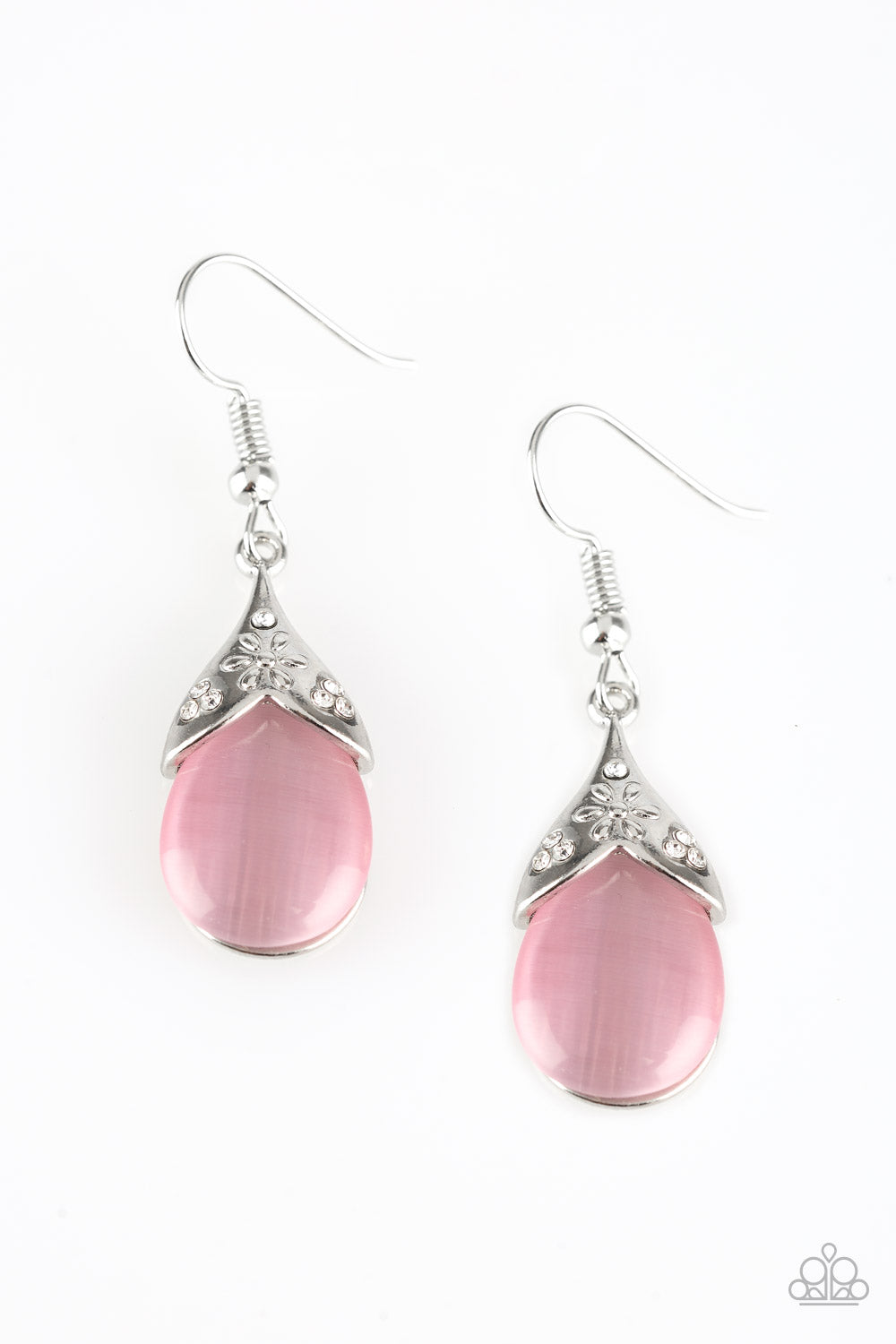 Paparazzi earring - Spring Dew - Pink