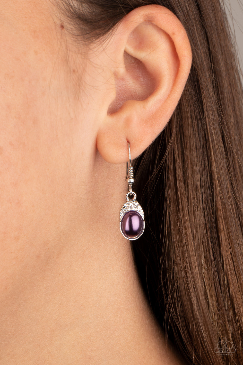 Paparazzi Earrings - How Fancy - Purple