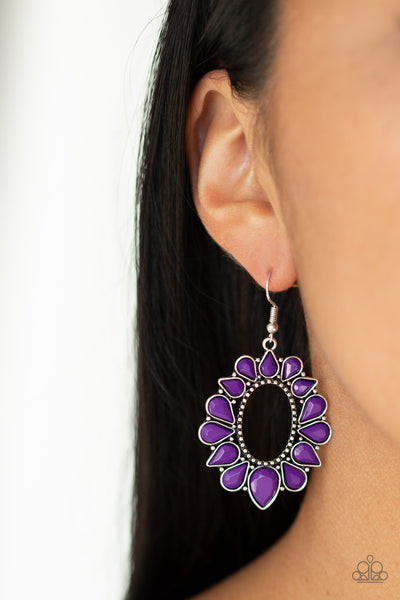 Paparazzi earring - Fashionista Flavor - Purple