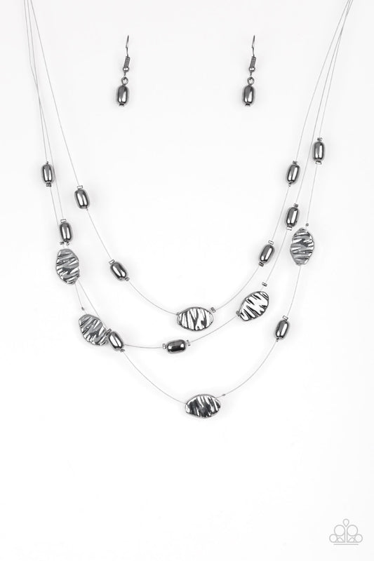 Paparazzi Necklaces - Top ZEN - Black