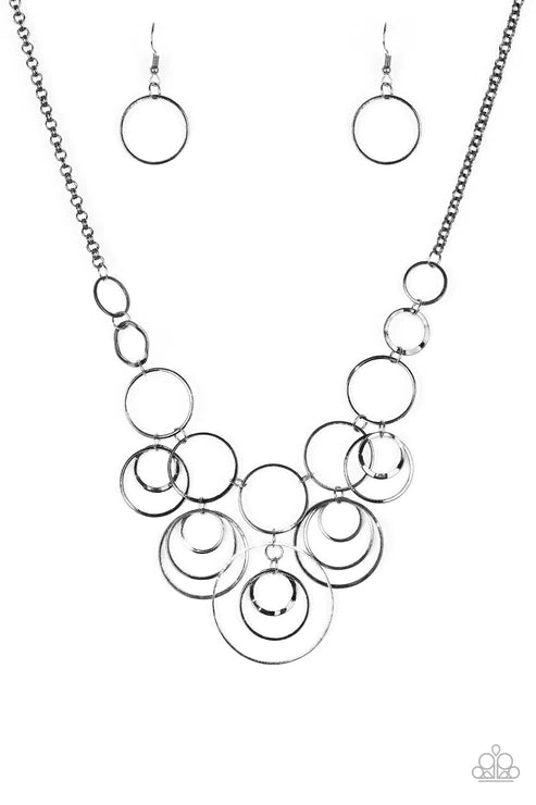 Paparazzi Necklaces - Break the Cycle - Black