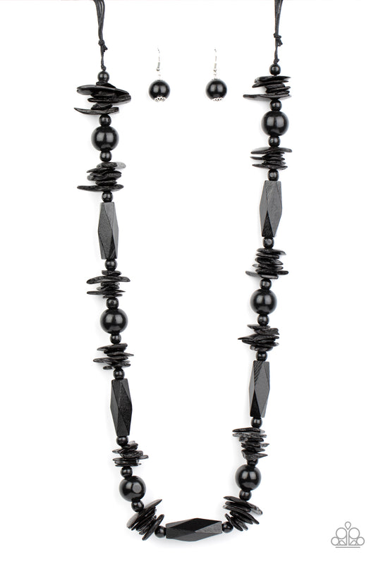 Paparazzi Necklaces - Cozumel Coast - Black