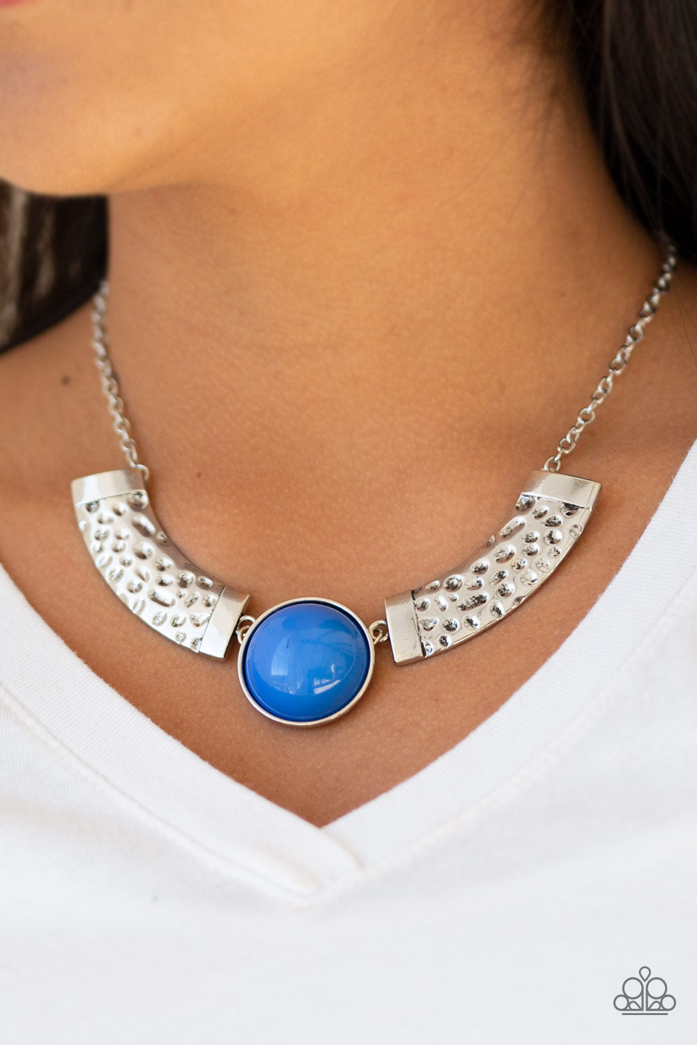 Paparazzi necklaces - Egyptian Spell -Blue