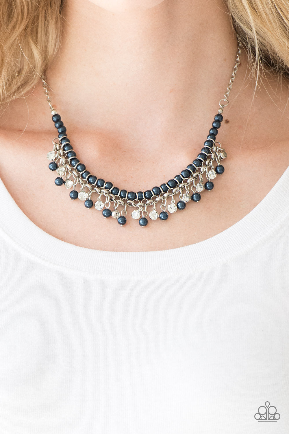 Paparazzi Necklaces - A Touch of CLASSY - Blue