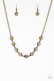 Paparazzi Necklaces - Starlet Socials - Brass