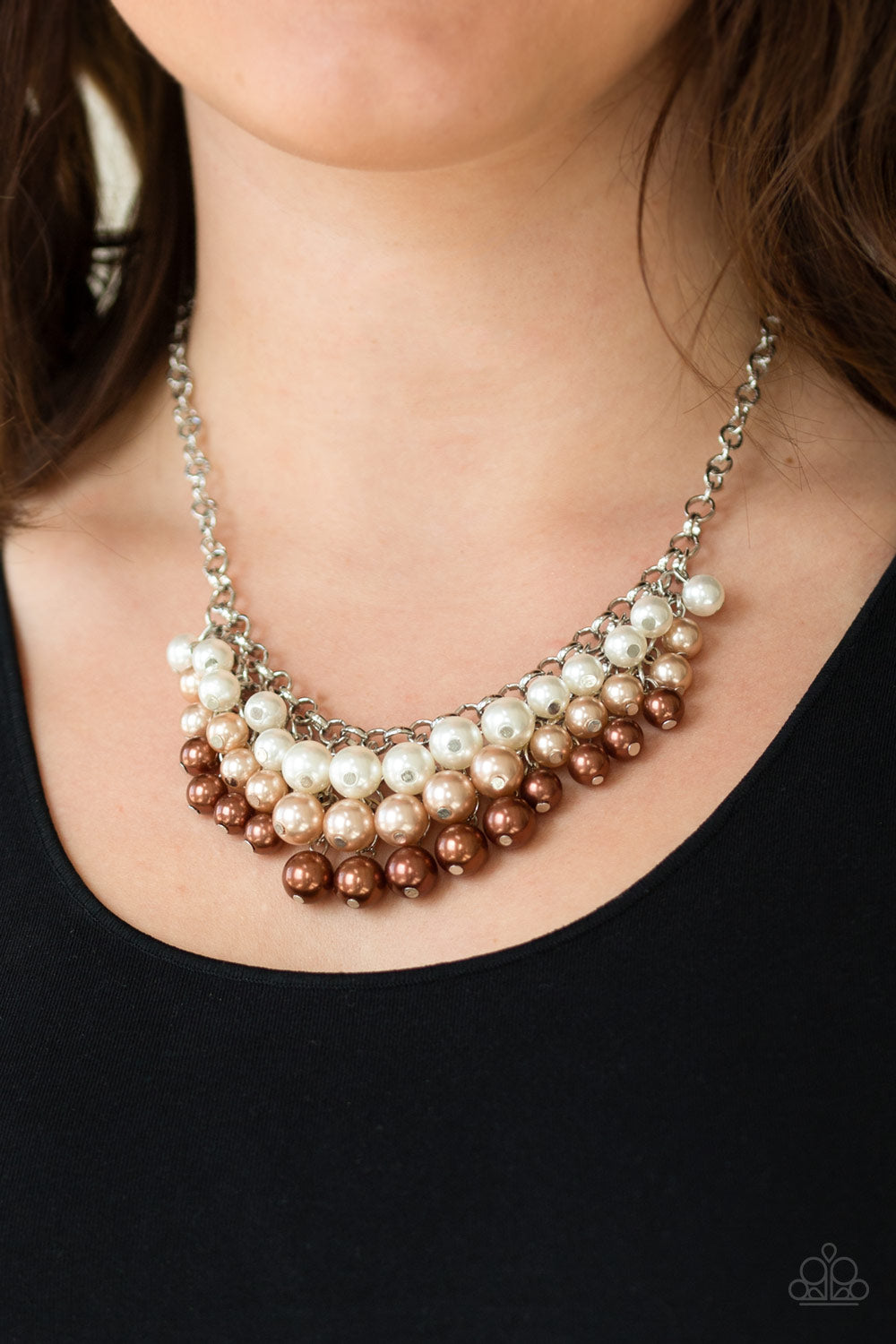 Paparazzi necklace - Run For The HEELS! - Brown