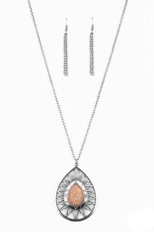 Paparazzi Necklaces - Summer Sunbeam - Brown