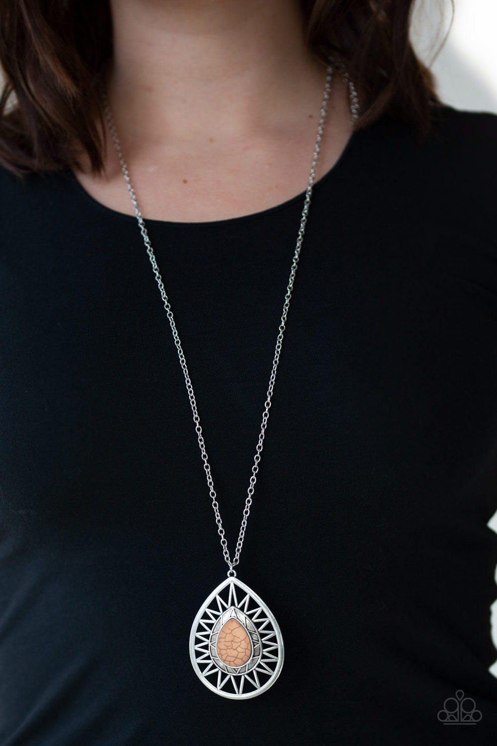 Paparazzi Necklaces - Summer Sunbeam - Brown