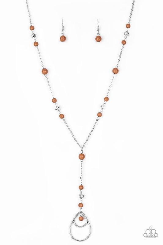 Paparazzi Necklaces - Sandstone Savannahs - Brown