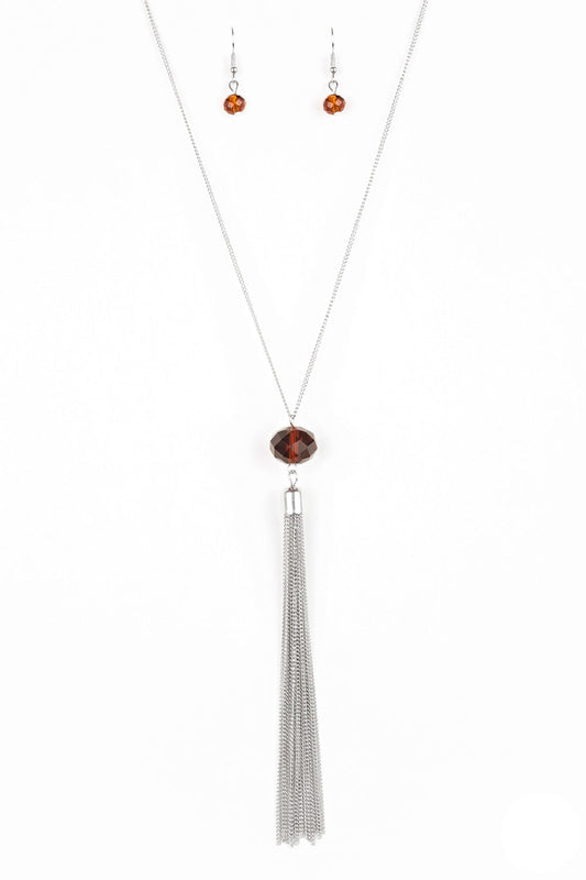 Paparazzi Necklaces - Socialite of the Season - Brown