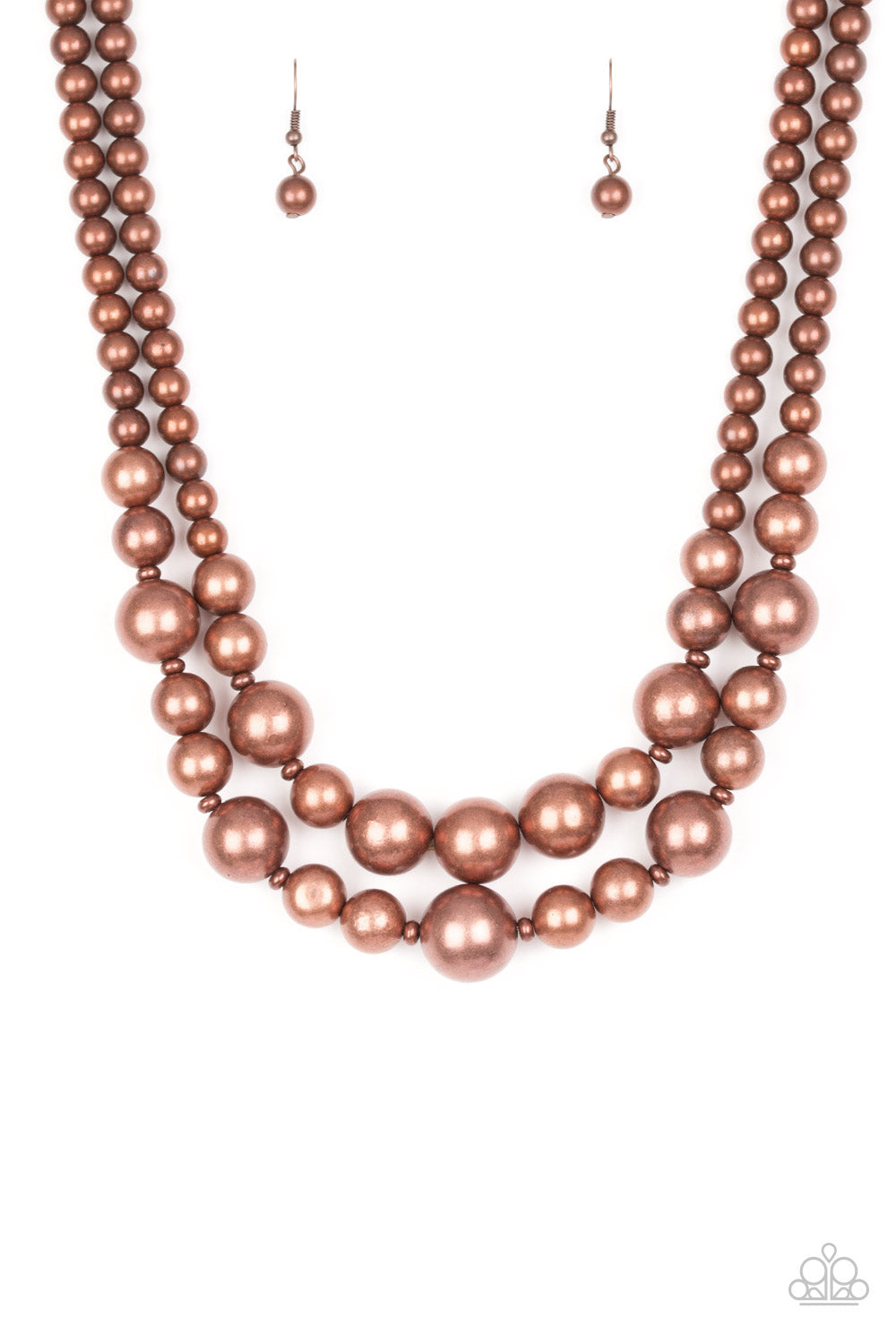 Paparazzi Necklaces - I Double Dare You - Copper