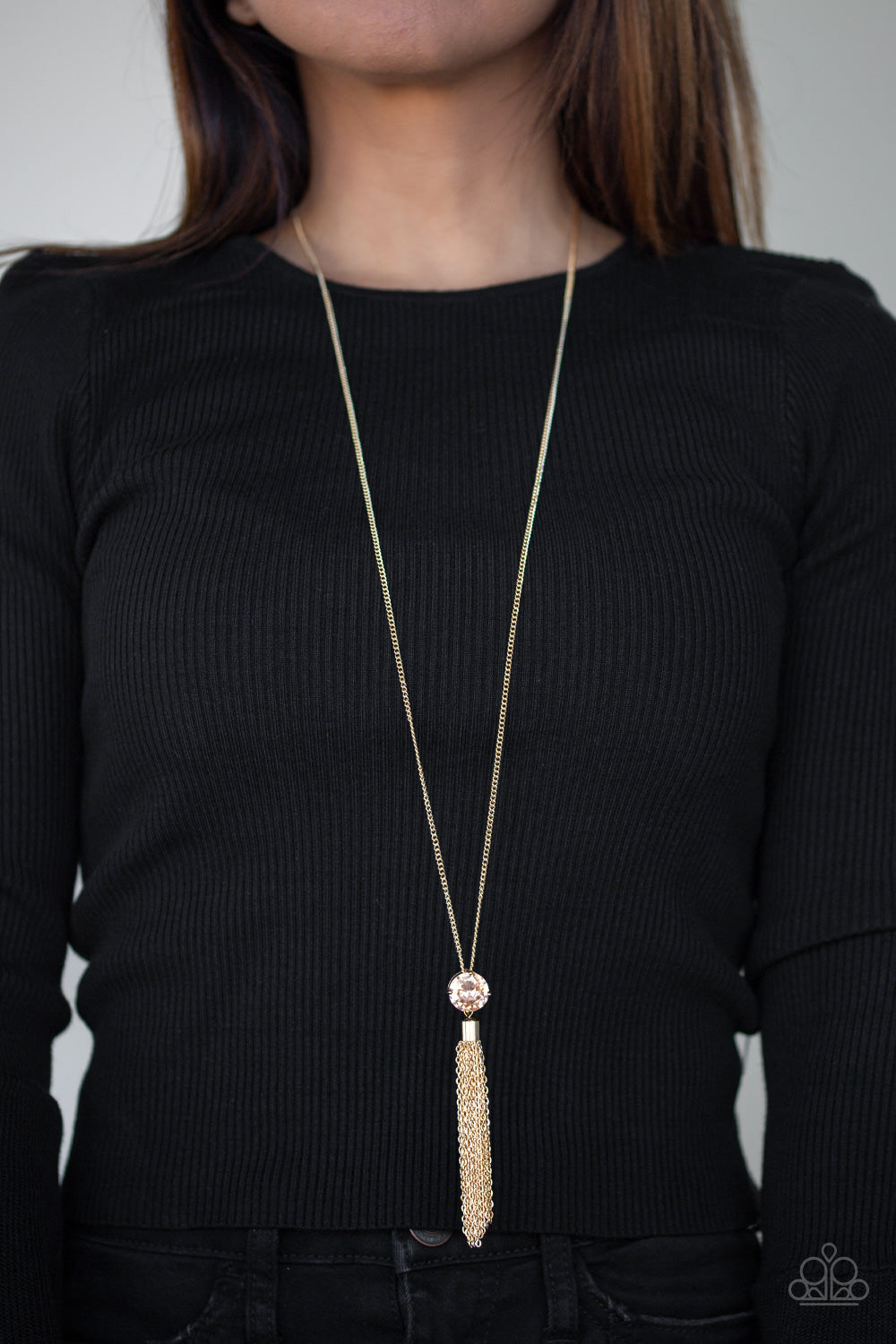 Paparazzi Necklaces - Five - Alarm FIREWORK - Gold