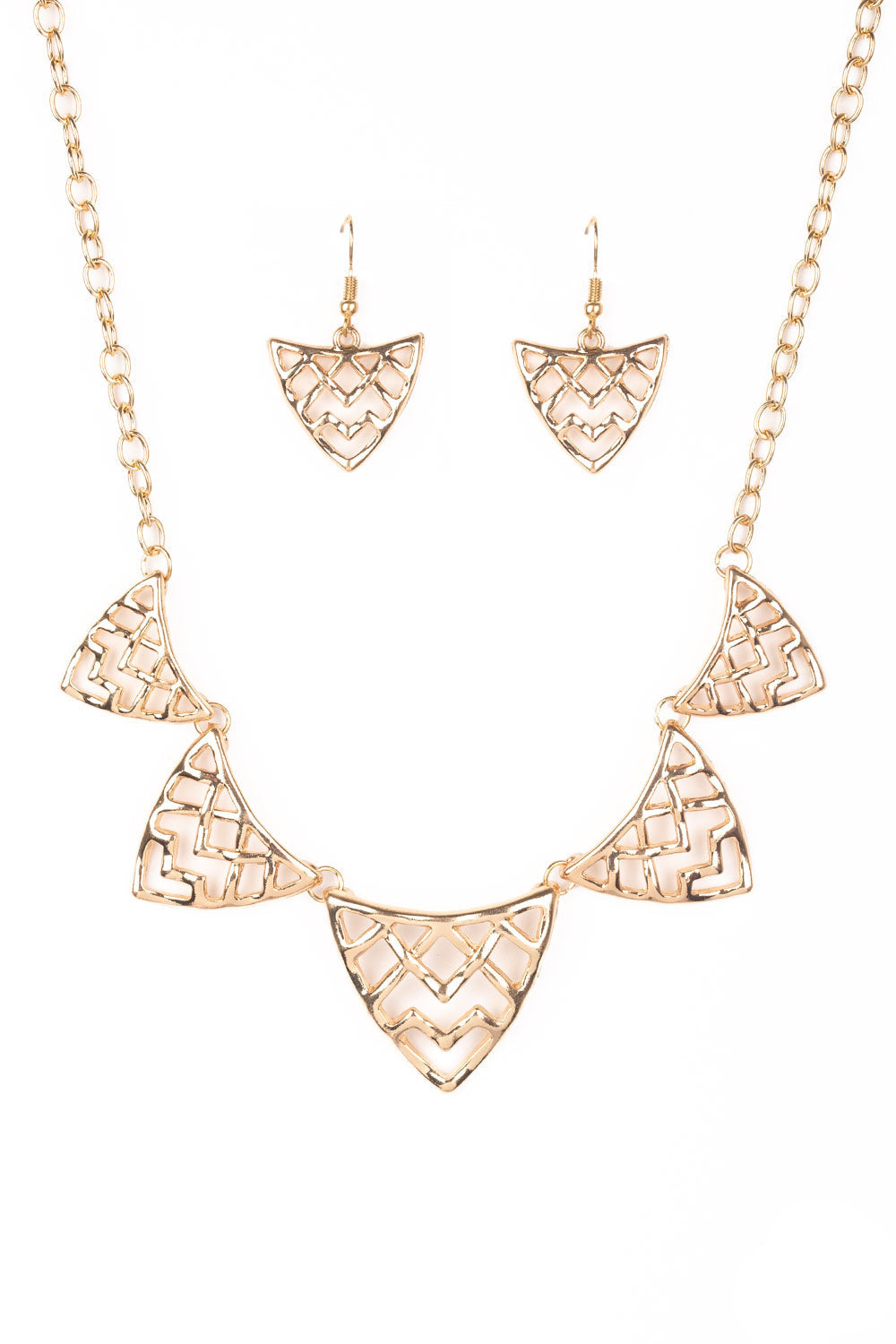Paparazzi Necklaces - Welcome To The Lion's Den - Gold
