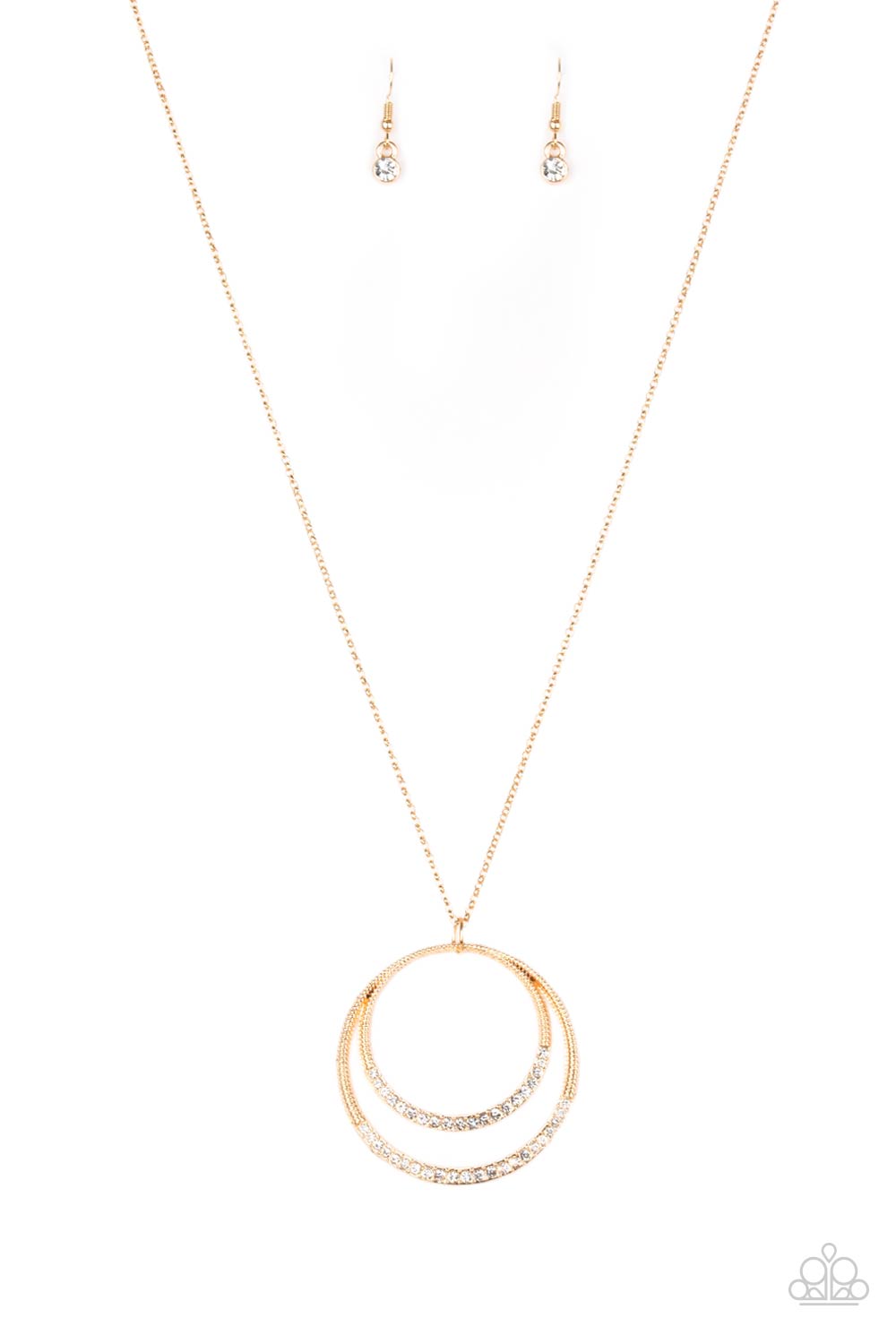 Paparazzi Necklaces - Front and Epicenter - Gold