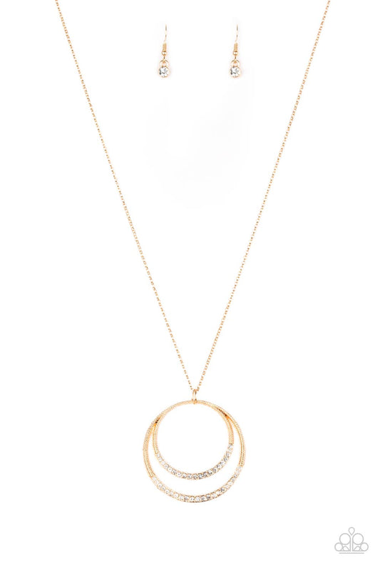 Paparazzi Necklaces - Front and Epicenter - Gold