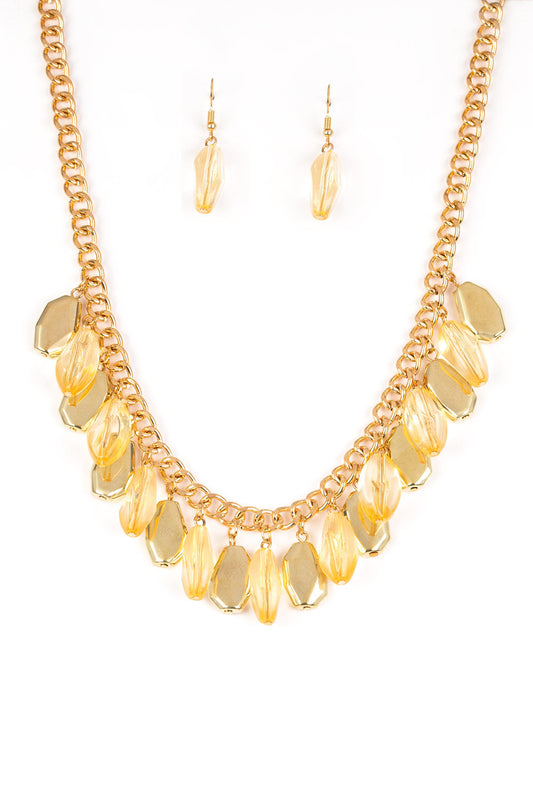 Paparazzi Necklaces - Fringe Fabulous - Gold