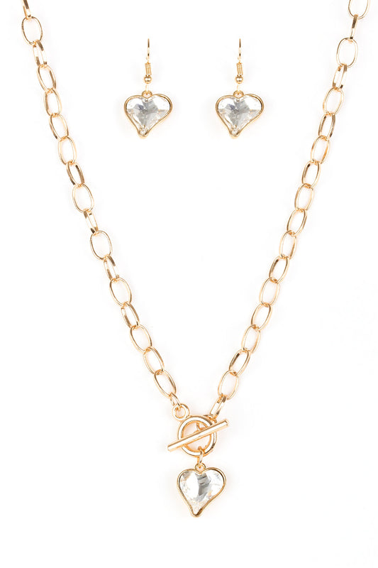 Paparazzi Necklaces - Princeton Princess - Gold