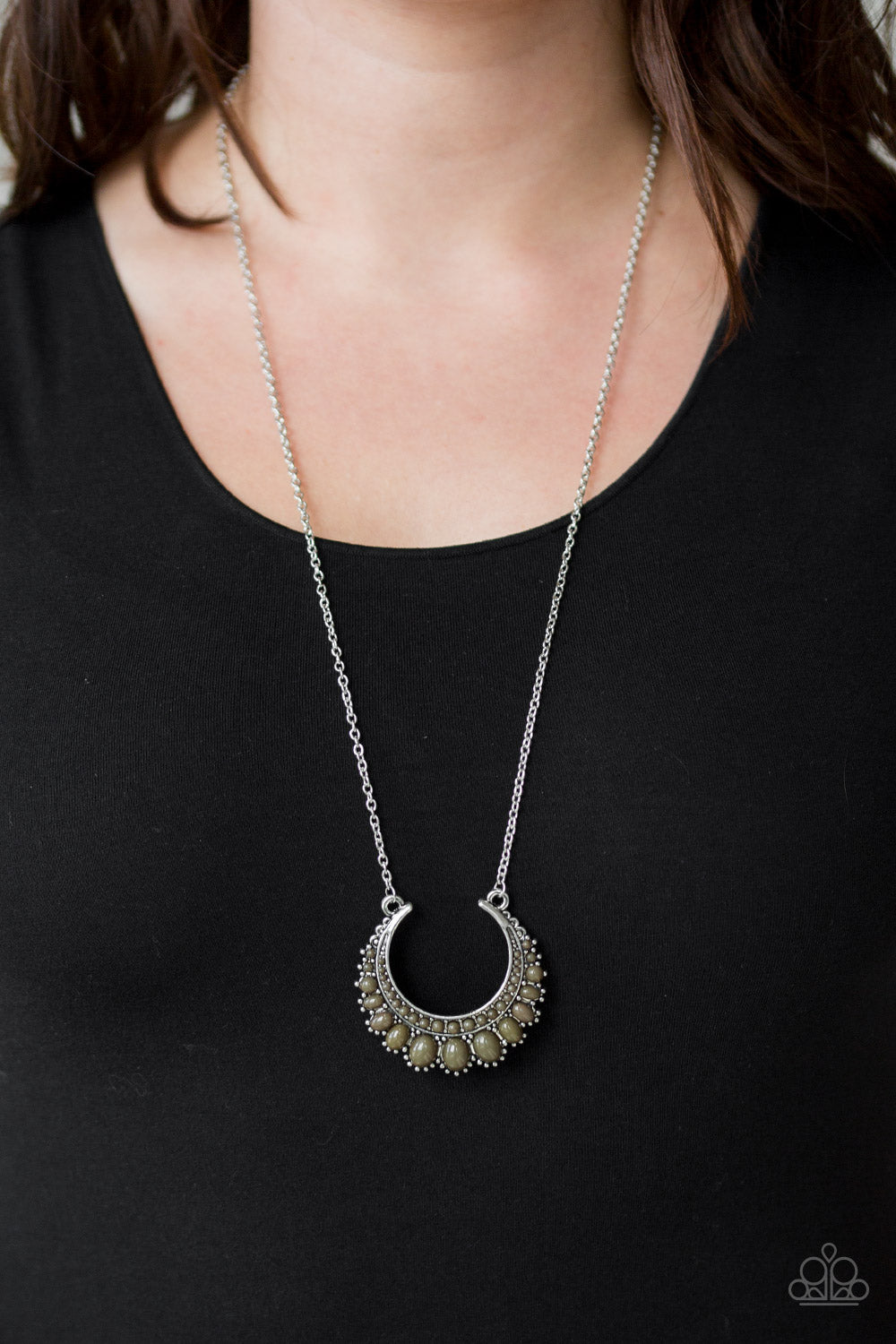 Paparazzi Necklaces - Count to Zen - Green