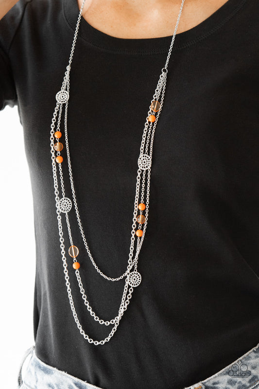 Paparazzi Necklaces - Pretty Pop-tastic! - Orange