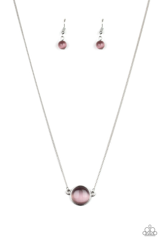 Paparazzi Necklaces - Rose Colored Glasses - Purple