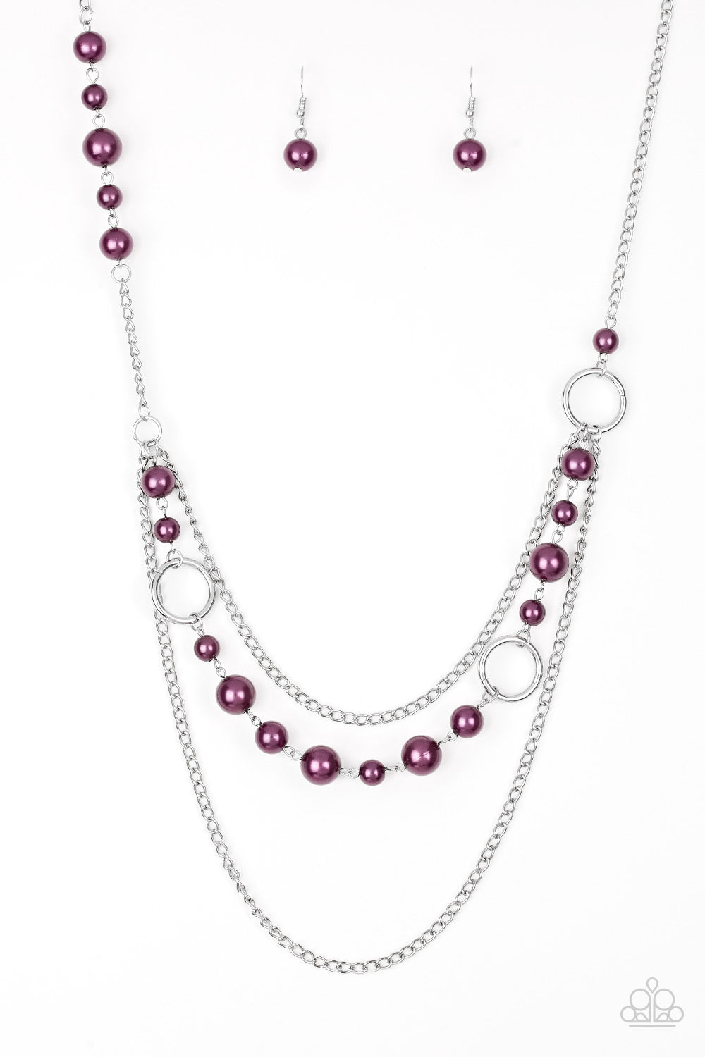Paparazzi Necklaces - Party Dress Princess - Purple