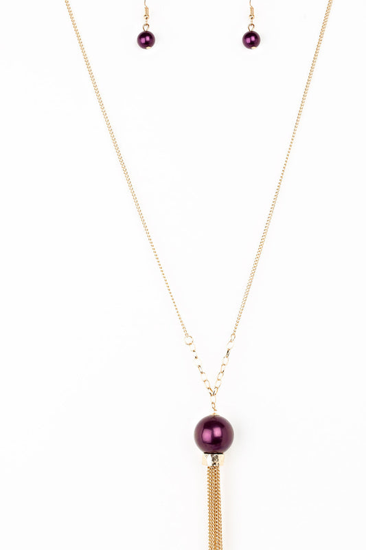 Paparazzi Necklaces - Belle Of The BALLROOM - Purple