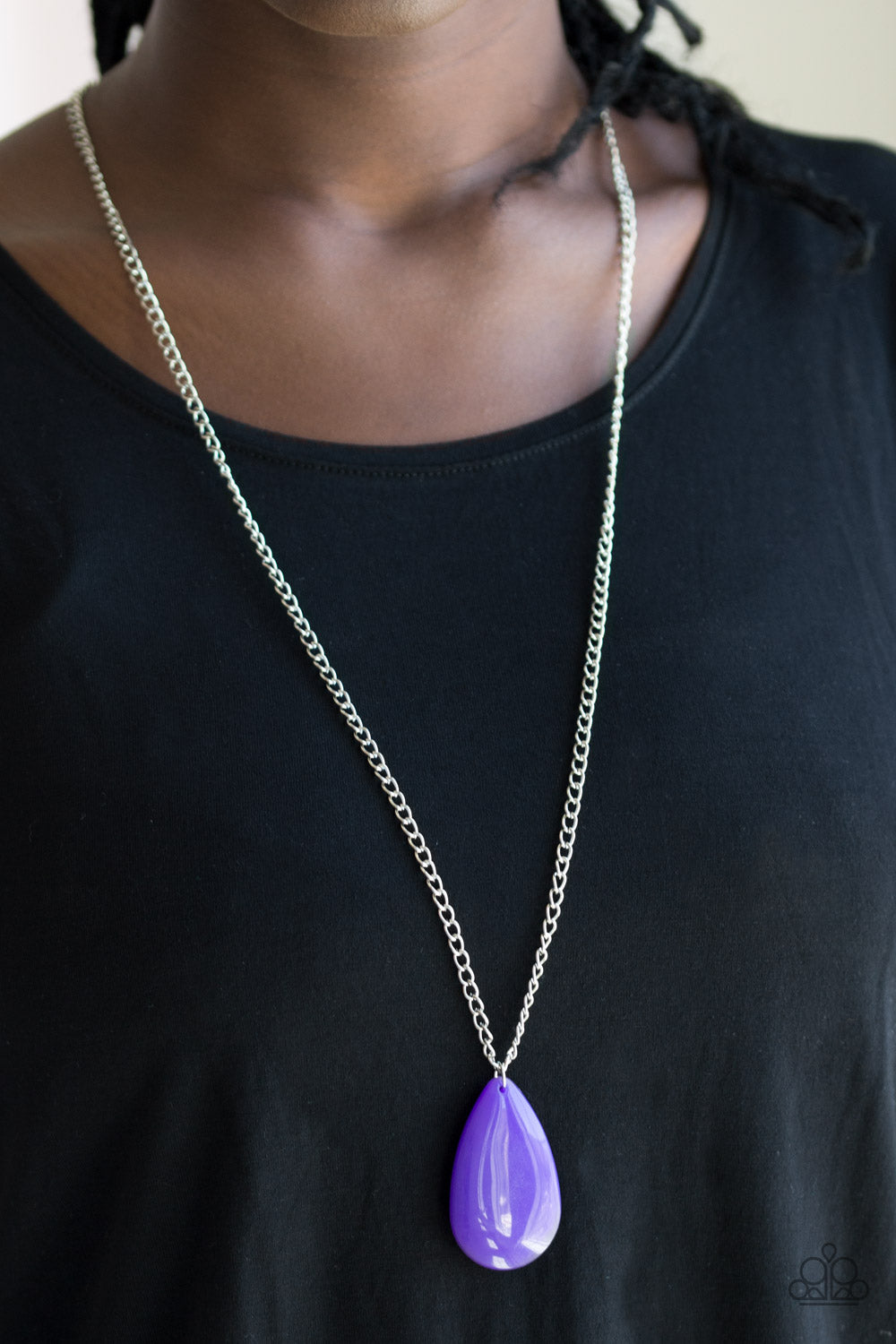 Paparazzi Necklaces - So Pop - You - lar - Purple