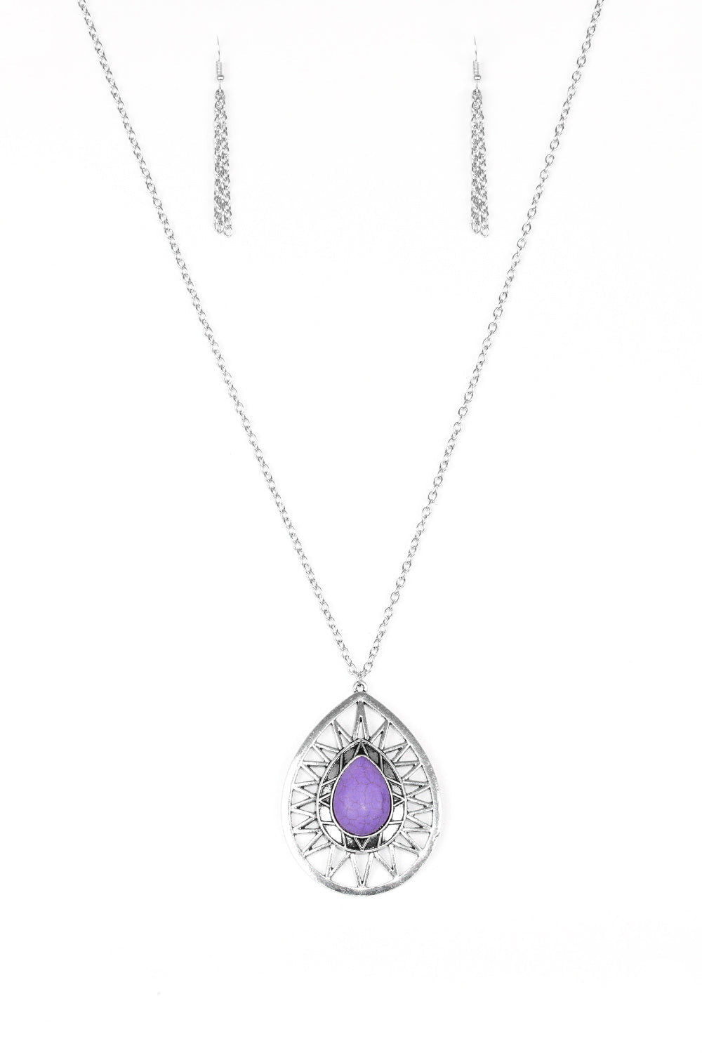 Paparazzi Necklaces - Summer Sunbeam - Purple