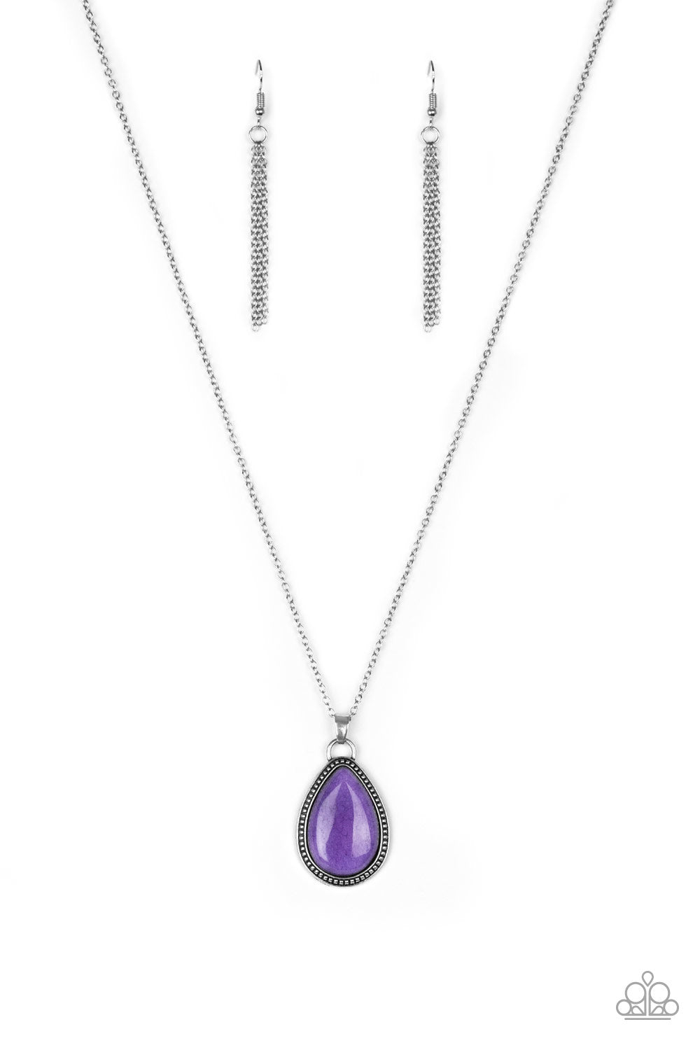 Paparazzi Necklaces - On The Home Frontier - Purple