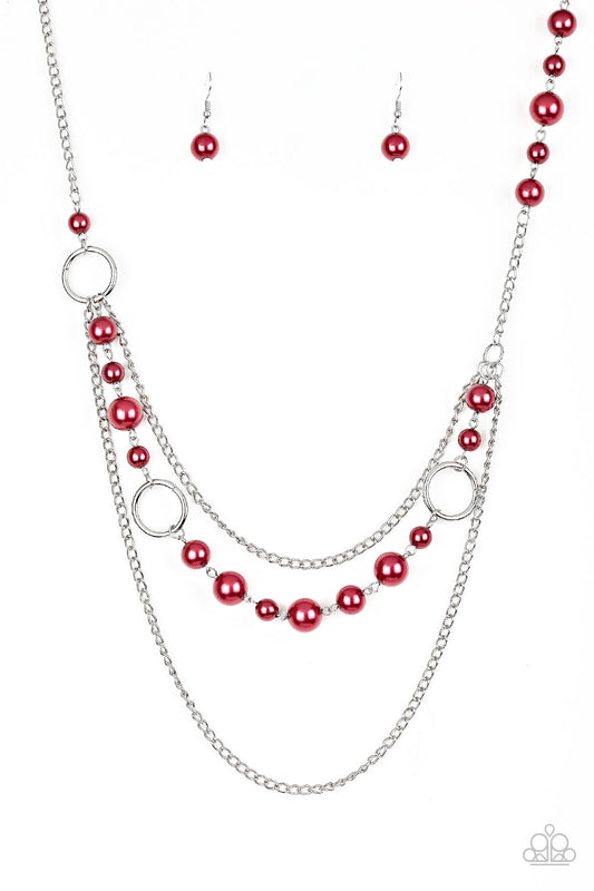 Paparazzi Necklaces - Party Dress Princess - Red