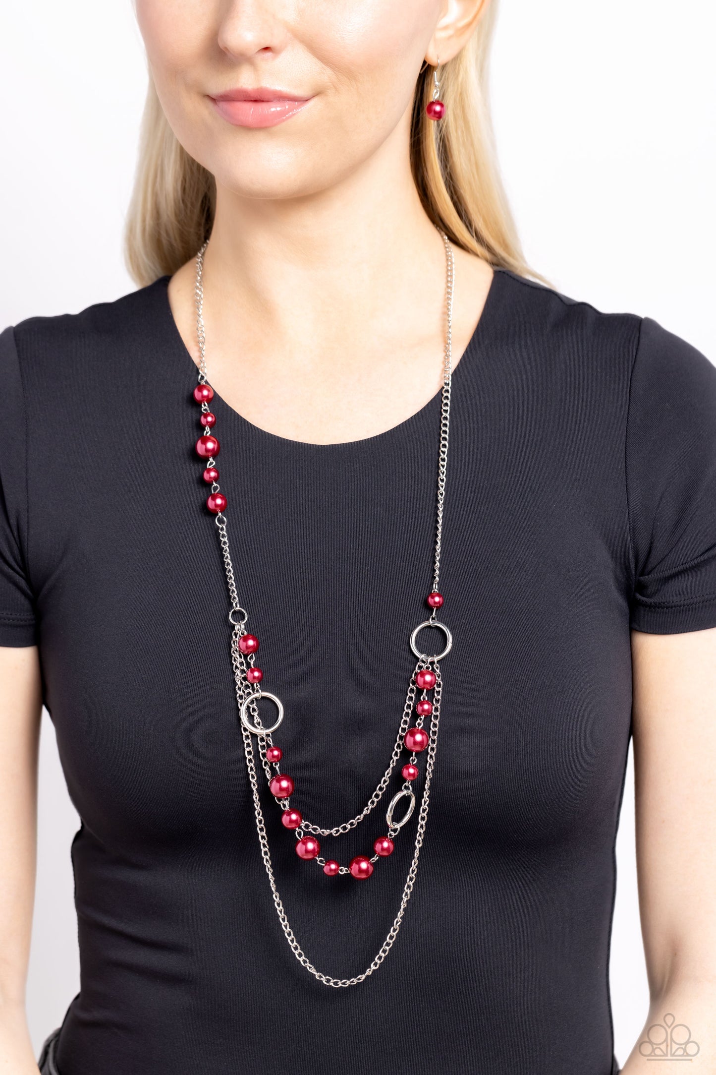 Paparazzi Necklaces - Party Dress Princess - Red