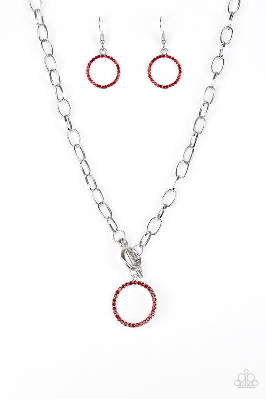 Paparazzi Necklaces - All In Favor - Red