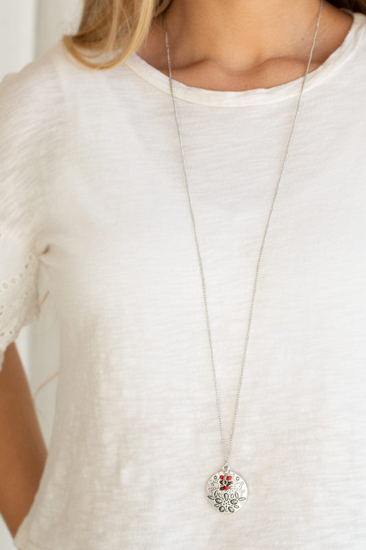 Paparazzi Necklaces - Desert Abundance - Red