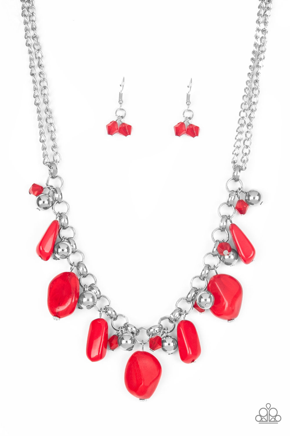 Paparazzi necklace - Grand Canyon Grotto - Red