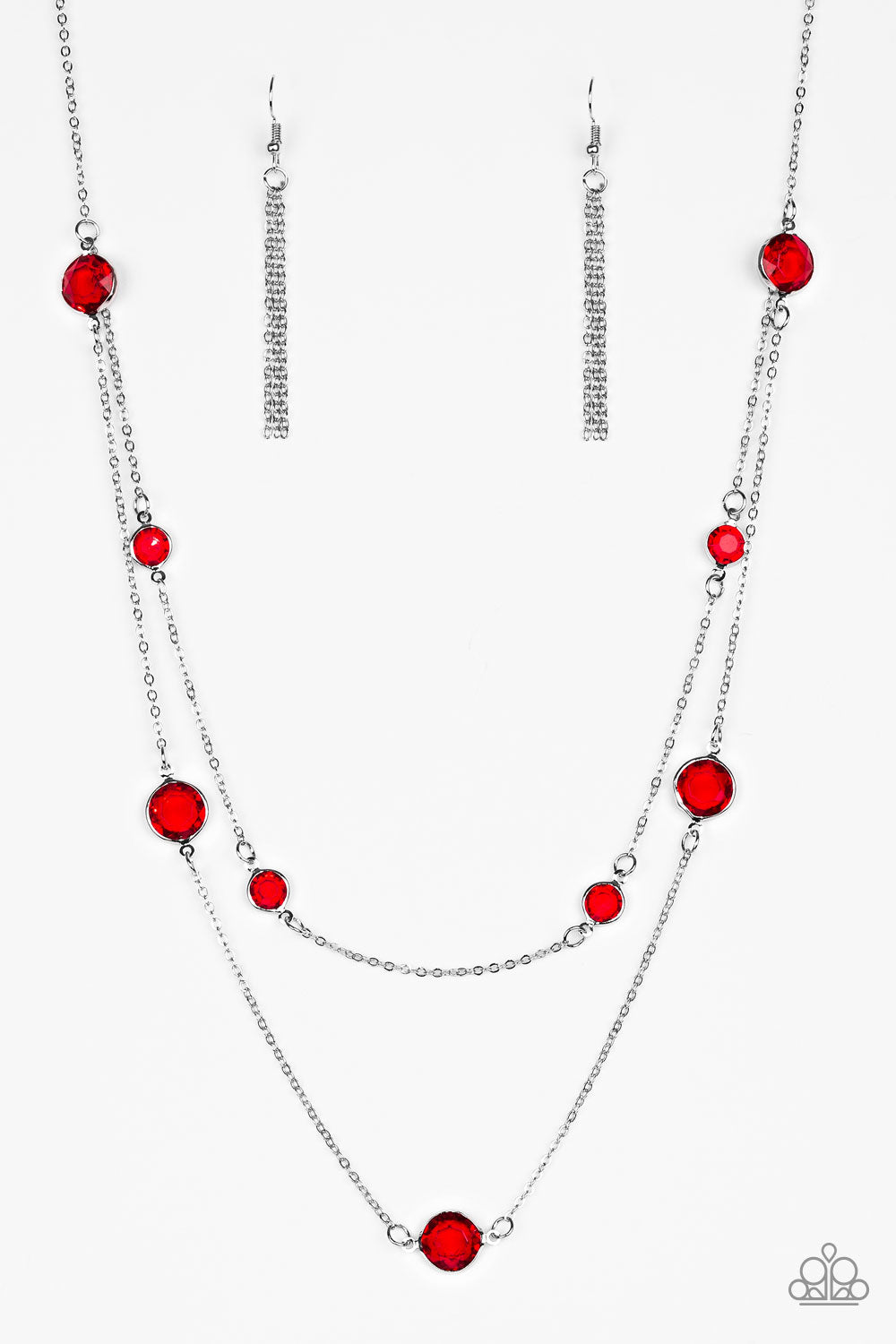 Paparazzi Necklaces - Raise Your Glass - Red