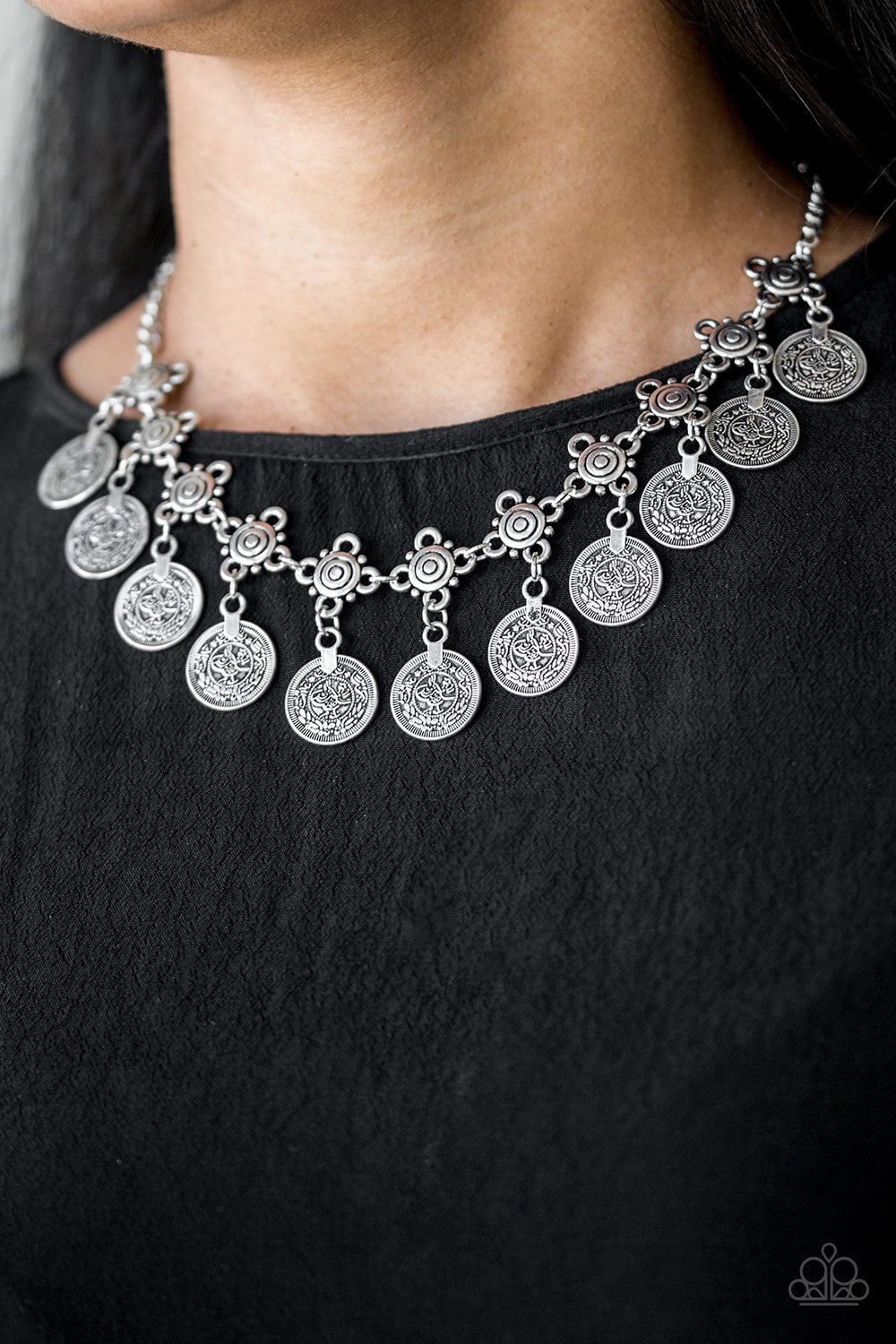 Paparazzi Necklaces - Walk The Plank - Silver
