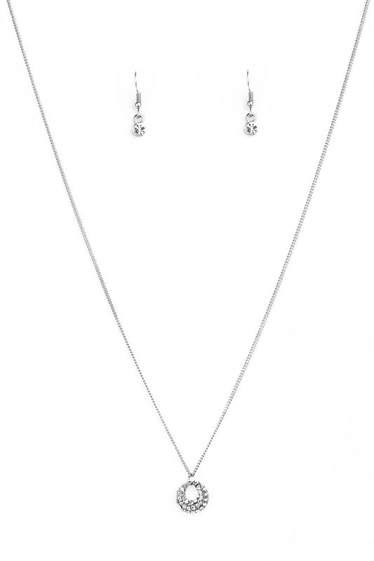 Paparazzi Necklaces - One Small Step for Glam - White