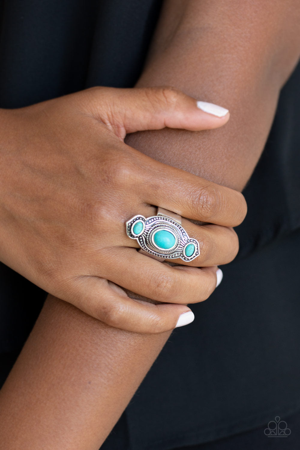 Paparazzi Rings - Dune Drifter - Blue