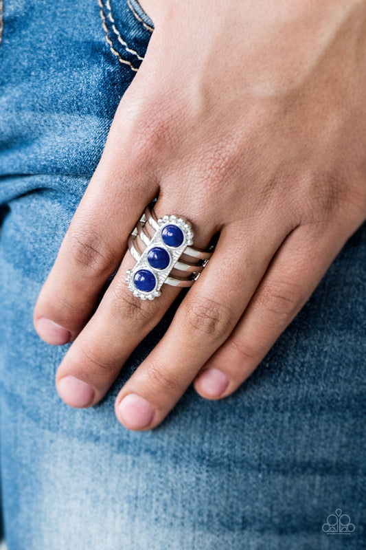 Paparazzi ring - Rio Trio - Blue